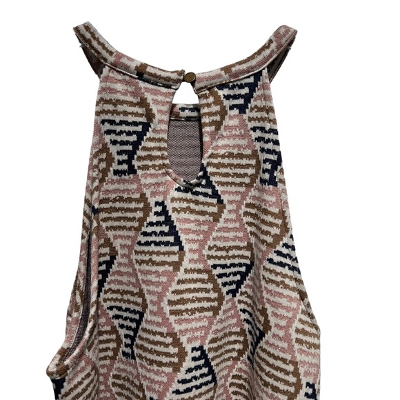 Anthropologie Structured Halter Top Geometric Size Small - Picture 7 of 11